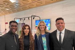 دیدار صمیمی یک زن ایرانی و رونالدو در قطر جنجالی شد + عکس