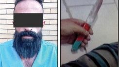 جنایت تکان دهنده در حمام خانه مادری | عکس قاتل پس از دستگیری در مشهد