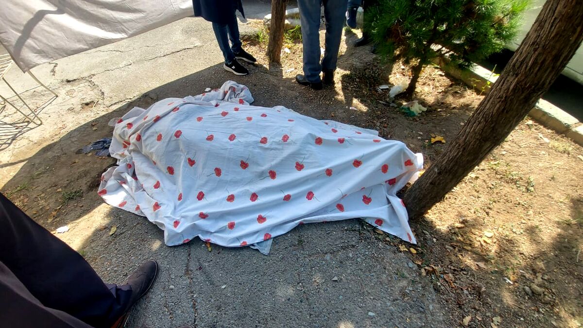 اولین عکس از جنازه دکتر محفوظی در سعادت آباد | شلیک مرگبار قاتل نقابدار در جلوی خانه اش + جزییات