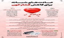عادت‌های شبانه برای کاهش فشار خون