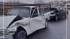 فیلم هولناک از تصادف ٢٠ خودرو در اتوبان حکیم  