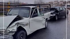 فیلم هولناک از تصادف ٢٠ خودرو در اتوبان حکیم  