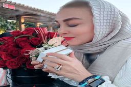 ژیلا صادقی سر سفره عقد + عکس