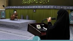 تصویری از دیدار رمضانی دانشجویان با رهبر انقلاب