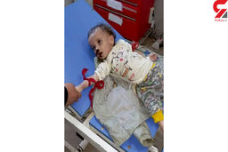 عکس تکاندهنده از لحظه پیدا شدن دختر 2 ساله در پارک جنگلی 