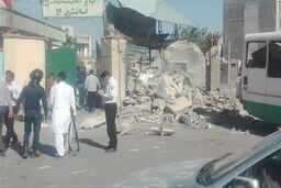 حمله تروریستی به کلانتری زاهدان | تروریستها کمربند انتحاری را منفجر کردند