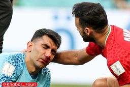 تمرین علیرضا بیرانوند بدون ماسک محافظ | بیرانوند مقابل آمریکا بازی می کند؟ + فیلم