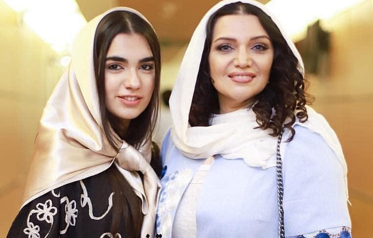 الهام پاوه نژاد و دخترش کردیا +عکس