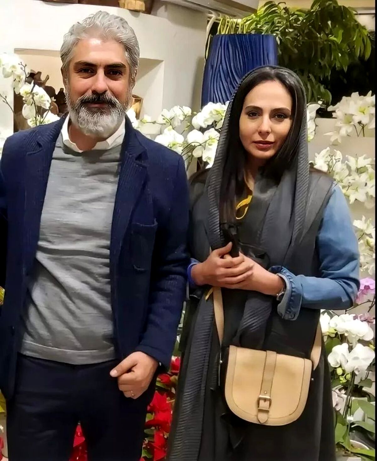 این تیپ مهدی پاکدل همه را مات کرد | این عکسی که رعنا آزادی‌ور مهدی پاکدل را از چنگ بهنوش طباطبایی در آورد +عکس