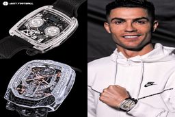 ساعت خاص رونالدو که با بوگاتی اش ست شده!+عکس