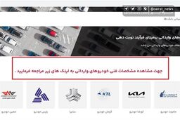 خبر مهم برای متقاضیان خودرو خارجی ارزان از سامانه یکپارچه | ورود ۱۰ خودروی وارداتی جدید به لیست سامانه | برای ثبت نام عجله کنید
