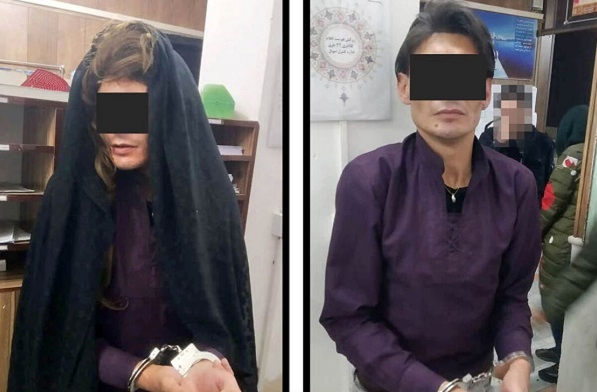 ماجرای شکارچی گورستان مشهد لو رفت |  پلیس مشهد جا خورد  +عکس مرد زن نما جنجالی