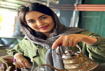 تیپ راحتی مهشید جوادی بعد از برداشتن چادر! | باور نمی کنید این زن مهشید جوادی باشد + عکس