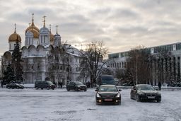  اسکورت جالب و ویژه رئیسی در خیابان های مسکو +فیلم