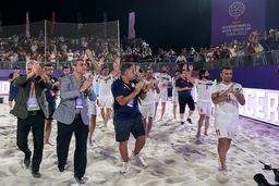 اتفاق عجیب در مراسم استقبال کاروان تیم ملی فوتبال ساحلی 