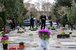 پای باب اسفنجی به بهشت زهرا باز شد + عکس