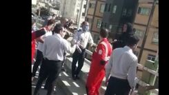  لحظه خودکشی زن خرم‌ آبادی از روی پل!+فیلم لو رفته خودکشی 