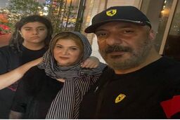 پوشش سنگین ریما رامین فر قبل از ازدواج با امیر جعفری در خارج از کشور | همسر امیر جعفری از اول هم چاق بود +عکس