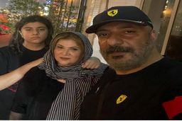 پوشش سنگین ریما رامین فر قبل از ازدواج با امیر جعفری در خارج از کشور | همسر امیر جعفری از اول هم چاق بود +عکس