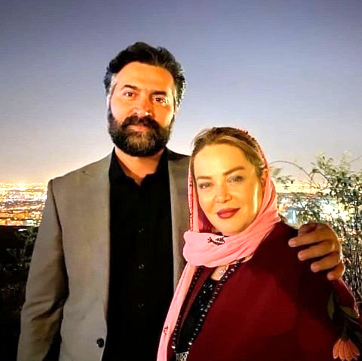 تیپ منشوری بهاره رهنما در پشت بام خانه +عکس لو رفته 