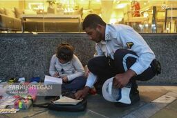 کار تحسین برانگیز سرباز راهور جهانی شد +عکس