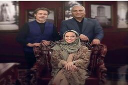 عکس یادگاری باور نکردنی از مهران مدیری در کنار آنجلینا جولی و برد پیت 
