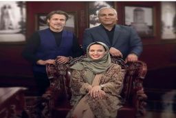 عکس یادگاری باور نکردنی از مهران مدیری در کنار آنجلینا جولی و برد پیت 