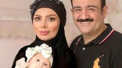 تغییر 180 درجه ای همسر مهران غفوریان بعد از ازدواج/زندگی لاکچری همسر و دختر آقای بازیگر!+عکس