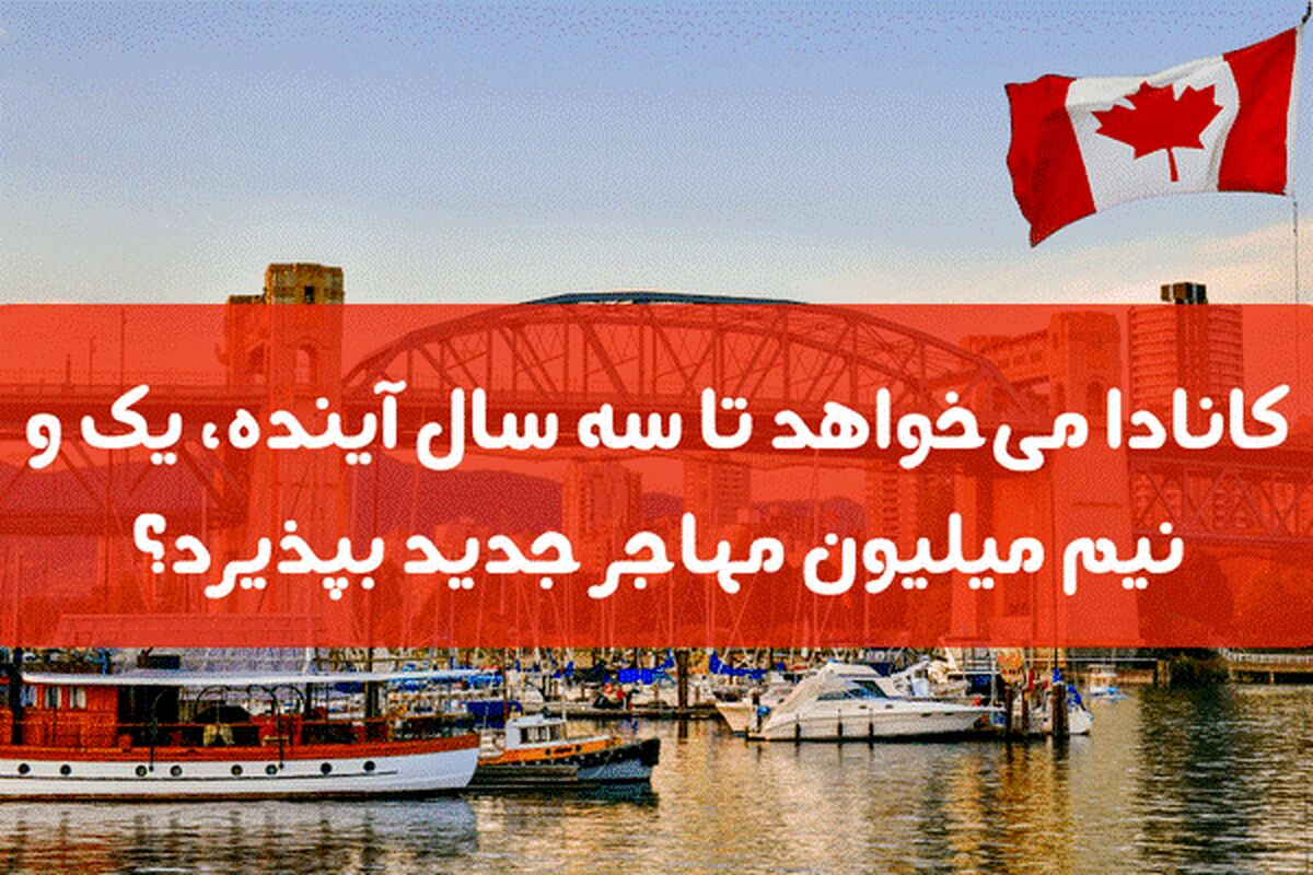 کانادا میخواهد نیم میلیون مهاجر جدید بپذیرد!

