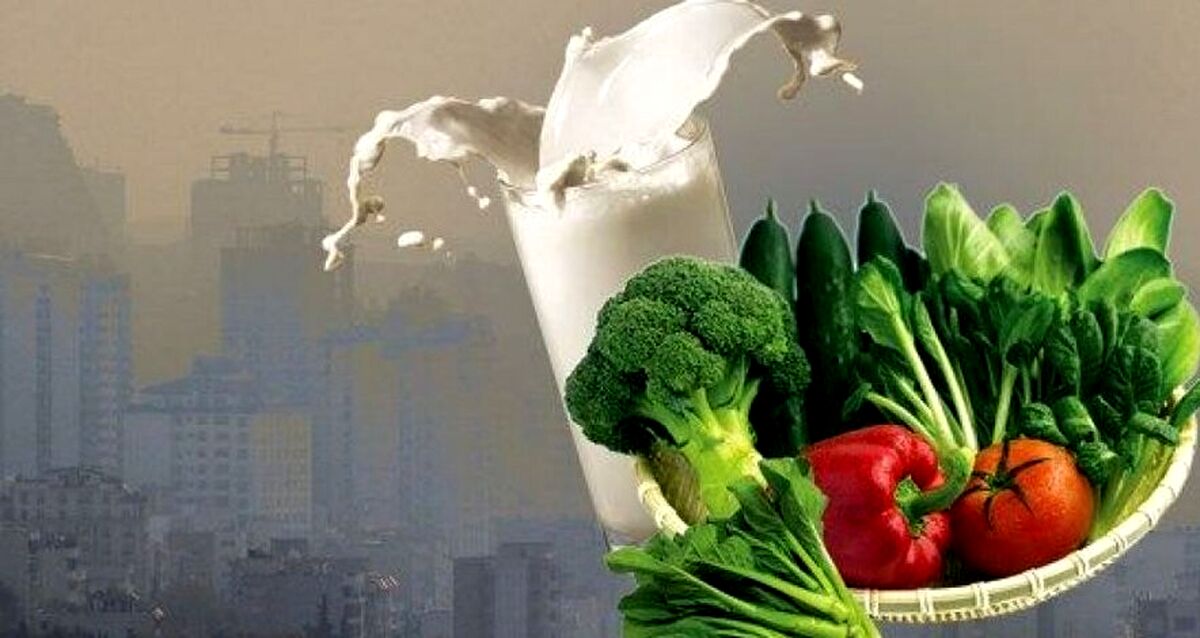  برای مقابله با آلودگی هوا چه بخوریم؟