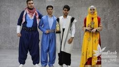لباس جالب و متفاوت چند دانش‌آموز در المپیاد +عکس