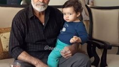 جمشید هاشم پور و نوه‌اش +عکس