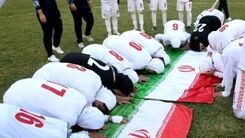 سجده شکر بانوان ملی‌پوش فوتبال ایران +عکس