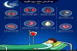 اگر این شرایط را دارید لطفا هوس روزه گرفتن، نکنید!