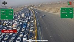 هم اکنون ترافیک عجیب در جاده شهریار تهران +عکس