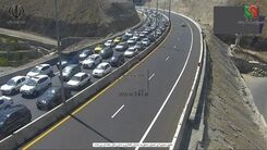 عکسی باورنکردنی از وضعیت این ساعاتِ جاده شمال