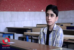 آوازخوانی علی طولابی در کلاس درس | صدای زیبای پدیده عصر جدید را بشنوید