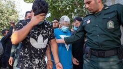 تصاویر گرداندن ۴ اراذل و اوباش خطرناک در تهران | دعوای  اشرار در خیابان مرتضوی اهالی را به وحشت انداخت
