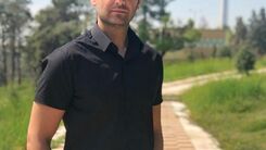 عکس دیده نشده امیرحسین آرمان با تیپ منشوری 