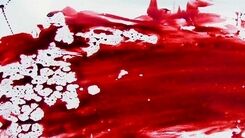 قتل دردناک با شیشه / خیابان غرق خون شد