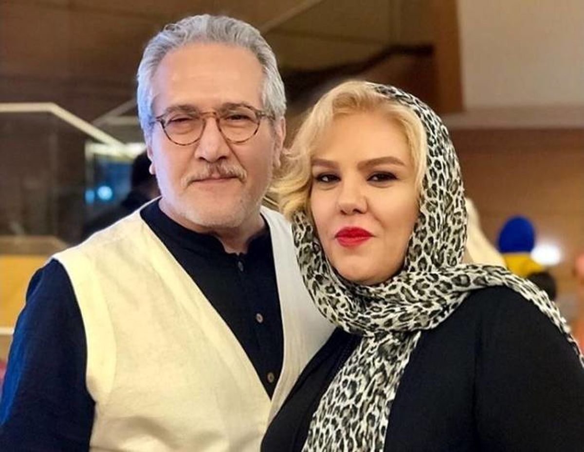 شاهرخ فروتنیان و همسر بازیگرش در رستوران لاکچری