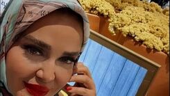 بهاره رهنما در این عکس کپیه اکبر عبدی شد | گریم عجیب بهاره رهنما را ببینید + عکس