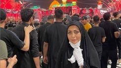 عکس جنجالی نفیسه روشن بعد از ازدواج دوم/چهره شوکه کننده بعد از سفر کربلا +عکس