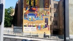 دیوارنگاره زیبا در تهران که دل همه را برد + عکس