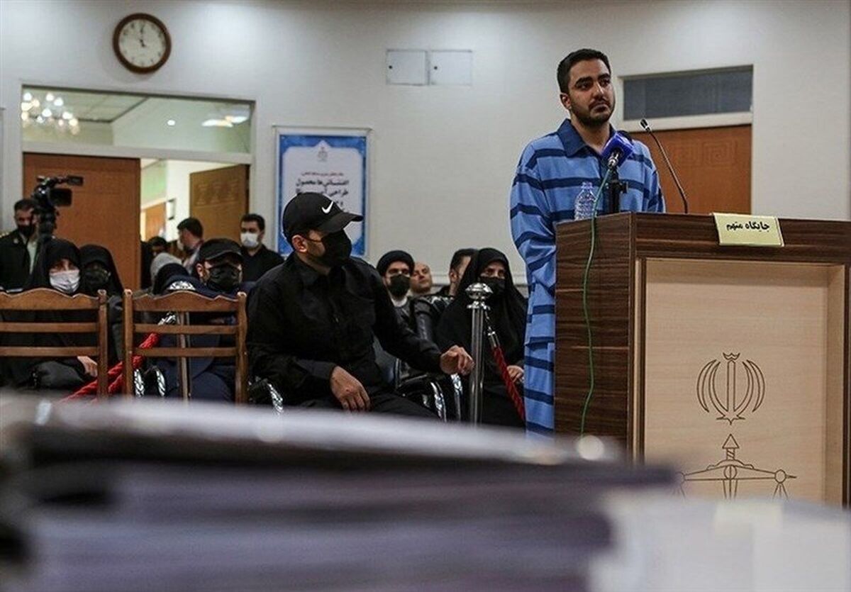 عکسی از لحظه اعدام قاتل دو بسیجی مشهدی