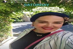 تغییرات دختر بهاره رهنما در خارج از کشور | بهاره رهنما با لباس کاملا ایرانی به جشنواره خارجی رفت +عکس