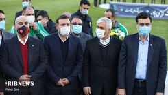 حضور نامزد ریاست جمهوری در دربی تهران