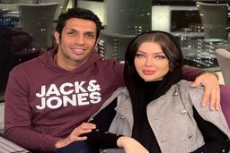 عکس جذاب همسر سپهر حیدری در جشن دوبی! | همسر سپهر حیدری ملکه برفی شد! 