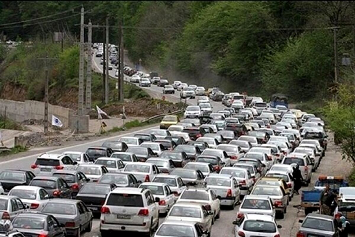 خبر بد برای مسافران شمال  | ترافیک سنگین در آزادراه تهران - شمال