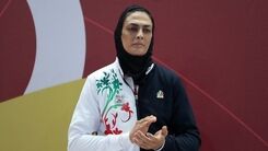 کری‌خوانی ریز شهربانو منصوریان در استادیوم! | شهربانو منصوریان طرفدار کدوم تیم؟
